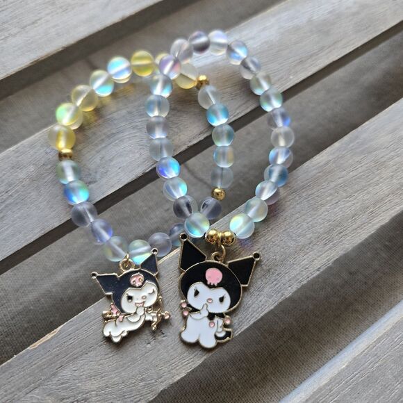 Crystal Healing Power Bracelets Bundle Onyx, Tiger Eye, Amethyst, Glass Beads... - Picture 9 of 13